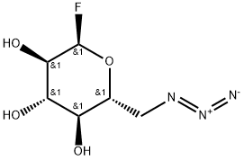 α-D-Glucopyranosyl fluoride, 6-azido-6-deoxy- (9CI) Struktur