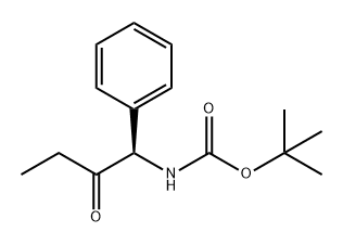 (R)-(-)-tert-butyl 2-oxo-1-phenylbutylcarbamate Struktur