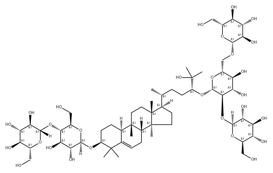 11-Dehydroxyisomogroside V Struktur