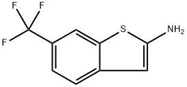 Benzo[b]thiophen-2-amine, 6-(trifluoromethyl)- Struktur