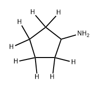 Cyclopentylamine-d8 Struktur