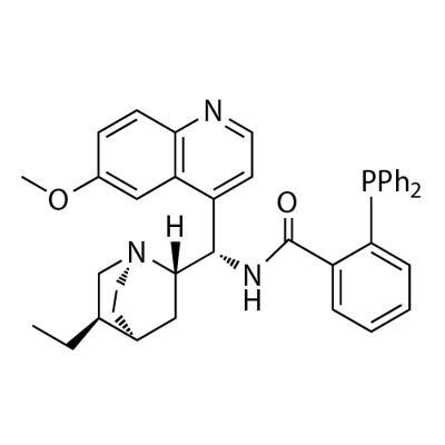 N-[(8α,9S)-10,11-dihydro-6'-methoxycinchonan-9-yl]-2-(diphenylphosphino)-Benzamide Struktur