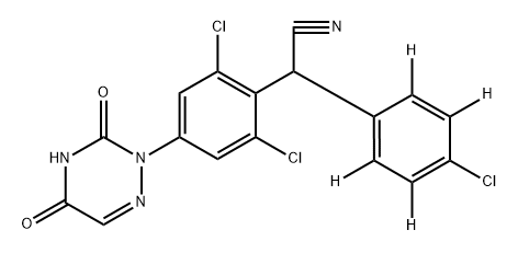 Diclazuril-d4 Struktur