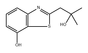 2-Benzothiazoleethanol,7-hydroxy-alpha,alpha-dimethyl-(9CI) Struktur