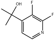 2,3-Difluoro-α,α-dimethyl-4-pyridinemethanol Struktur