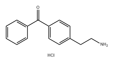 Methanone, [4-(2-aminoethyl)phenyl]phenyl-, hydrochloride (9CI) Struktur