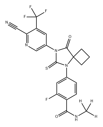 Apalutamide-d3 Struktur