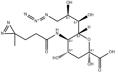 9-Azido-Neu5DAz Struktur