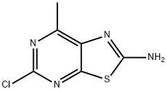 5-chloro-7-methyl-[1,3]thiazolo[5,4-d]pyrimidin-2- amine Struktur