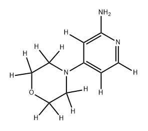 2-Amino-4-(morpholinopyridine-d11) Struktur