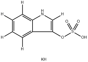 3-Indoxyl Sulfate-d5 Potassium Salt Struktur