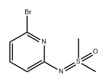 2-Pyridinamine, 6-bromo-N-(dimethyloxido-λ4-sulfanylidene)- Struktur