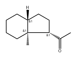 Ketone, 3aalpha,4,5,6,7,7a-hexahydro-7abeta-methyl-1beta-indanyl methy l Struktur