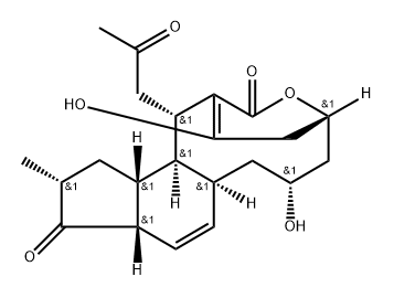 1H-2,5-Ethanoindeno[4,5-e]oxecin-3,11-dione, 5,6,7,8,8a,10a,12,13,13a,13b-decahydro-7,15-dihydroxy-12-methyl-1-(2-oxopropyl)-, (1S,5R,7R,8aS,10aS,12R,13aR,13bS)-|