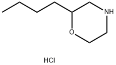 Morpholine, 2-butyl-, hydrochloride Struktur