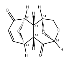 1,4:6,10-Diepoxy-2H-cycloheptdoxepin-5,9(1H,4H)-dione, 5a,6,10,10a-tetrahydro-, 1S-(1.alpha.,4.alpha.,5a.beta.,6.alpha.,10.alpha.,10a.beta.)- Struktur