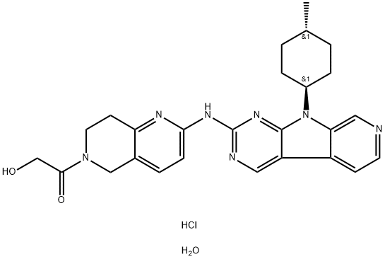 FLX-925 (AMG-925) trihydrate Struktur