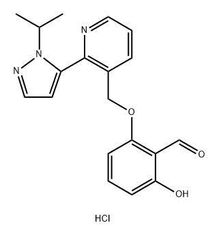 GBT 440 hydrochloride Struktur