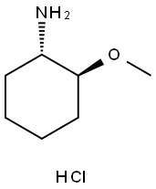 Cyclohexanamine, 2-methoxy-, hydrochloride (1:1), (1S,2S)- Struktur