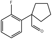 1-(2-fluorophenyl)cyclopentanecarbaldehyde Struktur