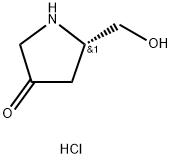 3-Pyrrolidinone,5-(hydroxymethyl)-,hydrochloride(1:1),(5S)- Struktur