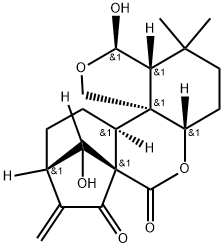 Enmein, 13-deoxy-19-hydroxy-, (19R)- Struktur