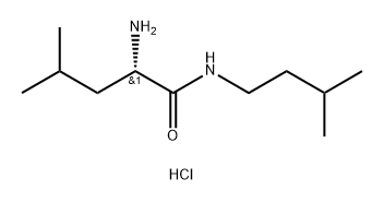 Pentanamide, 2-amino-4-methyl-N-(3-methylbutyl)-, hydrochloride (1:1), (2S)- Struktur