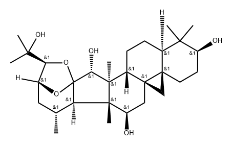 12β-hydroxycimigenol Struktur