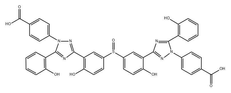 Deferasirox Impurity 15 Struktur