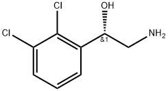 Benzenemethanol, α-(aminomethyl)-2,3-dichloro-, (αS)- Struktur