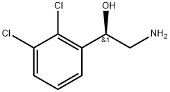 Benzenemethanol, α-(aminomethyl)-2,3-dichloro-, (αR)- Struktur