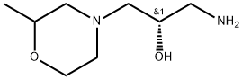 4-Morpholineethanol, α-(aminomethyl)-2-methyl-, (αS)- Struktur