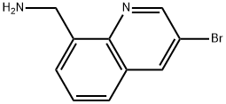 (3-bromoquinolin-8-yl)methanamine Struktur