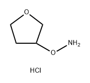 Hydroxylamine, O-(tetrahydro-3-furanyl)-, hydrochloride (9CI) Struktur