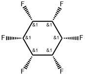 Cyclohexane, 1,2,3,4,5,6-hexafluoro-, (1α,2α,3α,4α,5α,6α)- Struktur