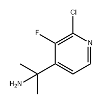 4-Pyridinemethanamine, 2-chloro-3-fluoro-α,α-dimethyl- Struktur