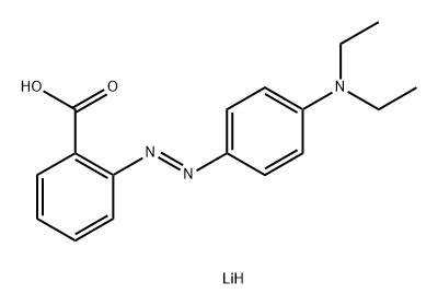 Ethyl Red lithium Struktur