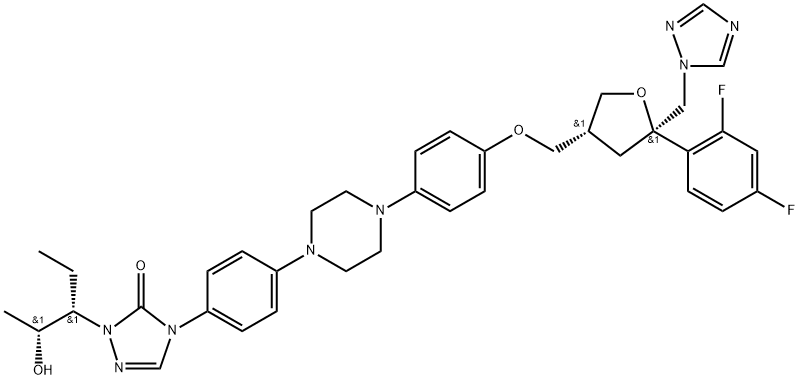 Posaconazole Impurity 17 Struktur