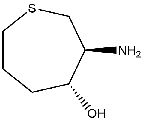 threo-Hexitol, 2-amino-1,2,4,5,6-pentadeoxy-1,6-epithio- (9CI) Struktur