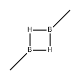 1,2-dimethylborane Struktur