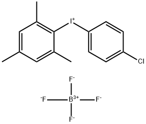 Iodonium, (4-chlorophenyl)(2,4,6-trimethylphenyl)-, tetrafluoroborate(1-) (1:1) Struktur