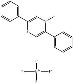 1,4-Dithiinium, 1-methyl-2,5-diphenyl-, tetrafluoroborate(1-) (1:1)