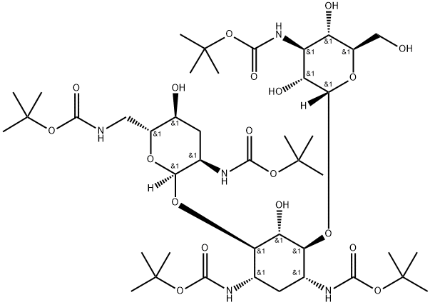 Penta-N-Boc Tobramycin Struktur