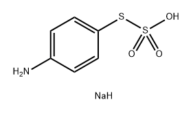 Thiosulfuric acid S-(4-aminophenyl)O-sodium salt Struktur