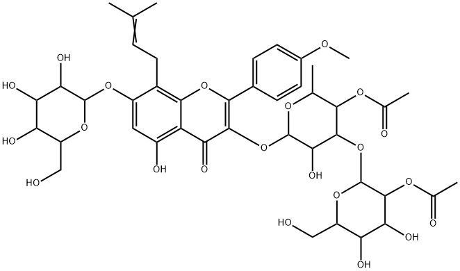 Caohuoside E Struktur