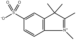 1-methyl-2,3,3-trimethyl-3H-indolium-5-sulfonate Struktur