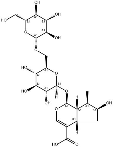 8-Epi-Loganic acid-6'-O-β-D-glucoside Struktur