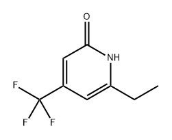 6-ethyl-4-(trifluoromethyl)pyridin-2-ol Struktur