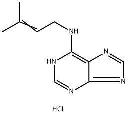 6-(GAMMA,GAMMA-DIMETHYLALLYLAMINO)*PURIN E HYDROCHLO Struktur