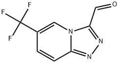 6-(trifluoromethyl)-[1,2,4]triazolo[4,3-a]pyridine-3-carbaldehyde Struktur